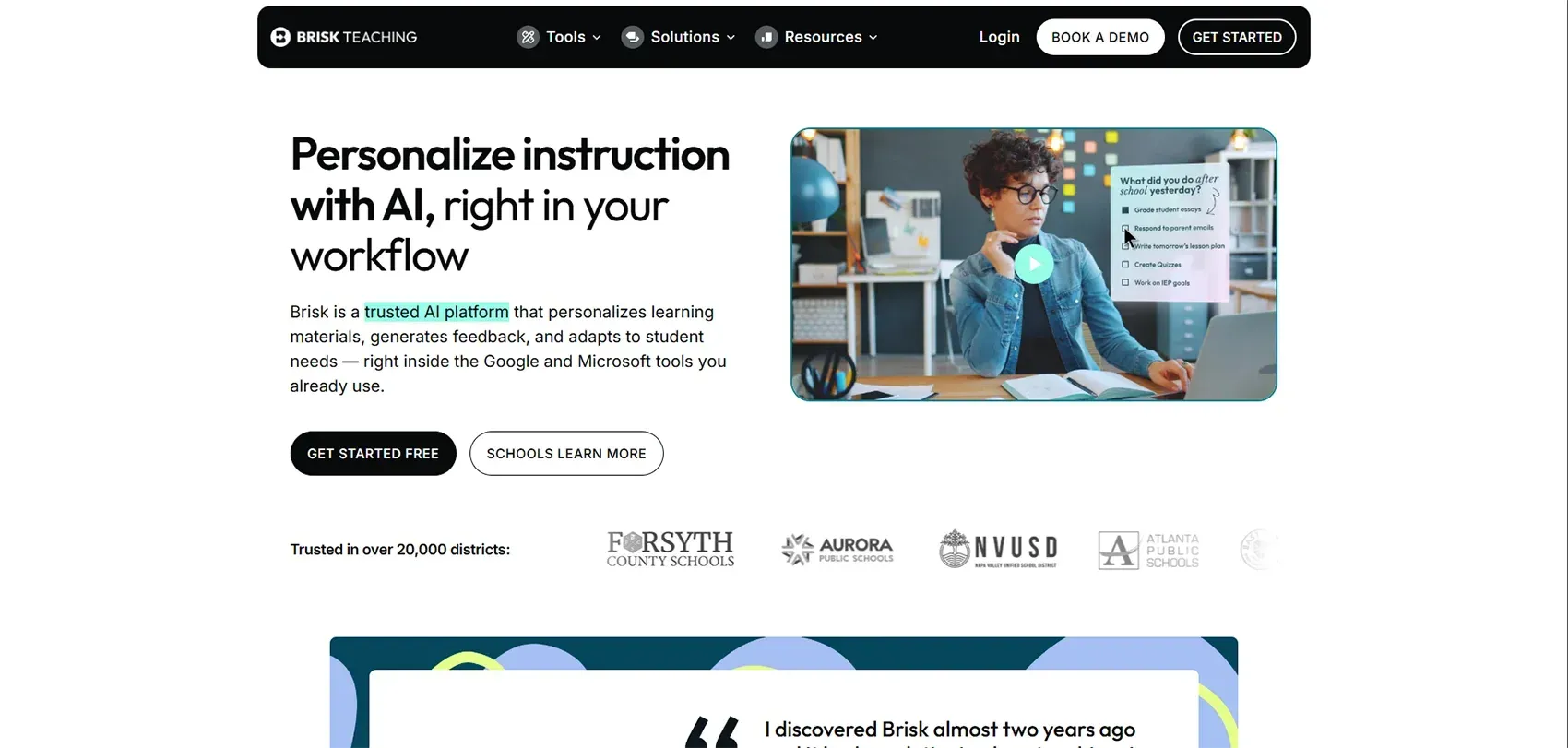 Brisk Teaching - Best All-in-One Teaching Assistant