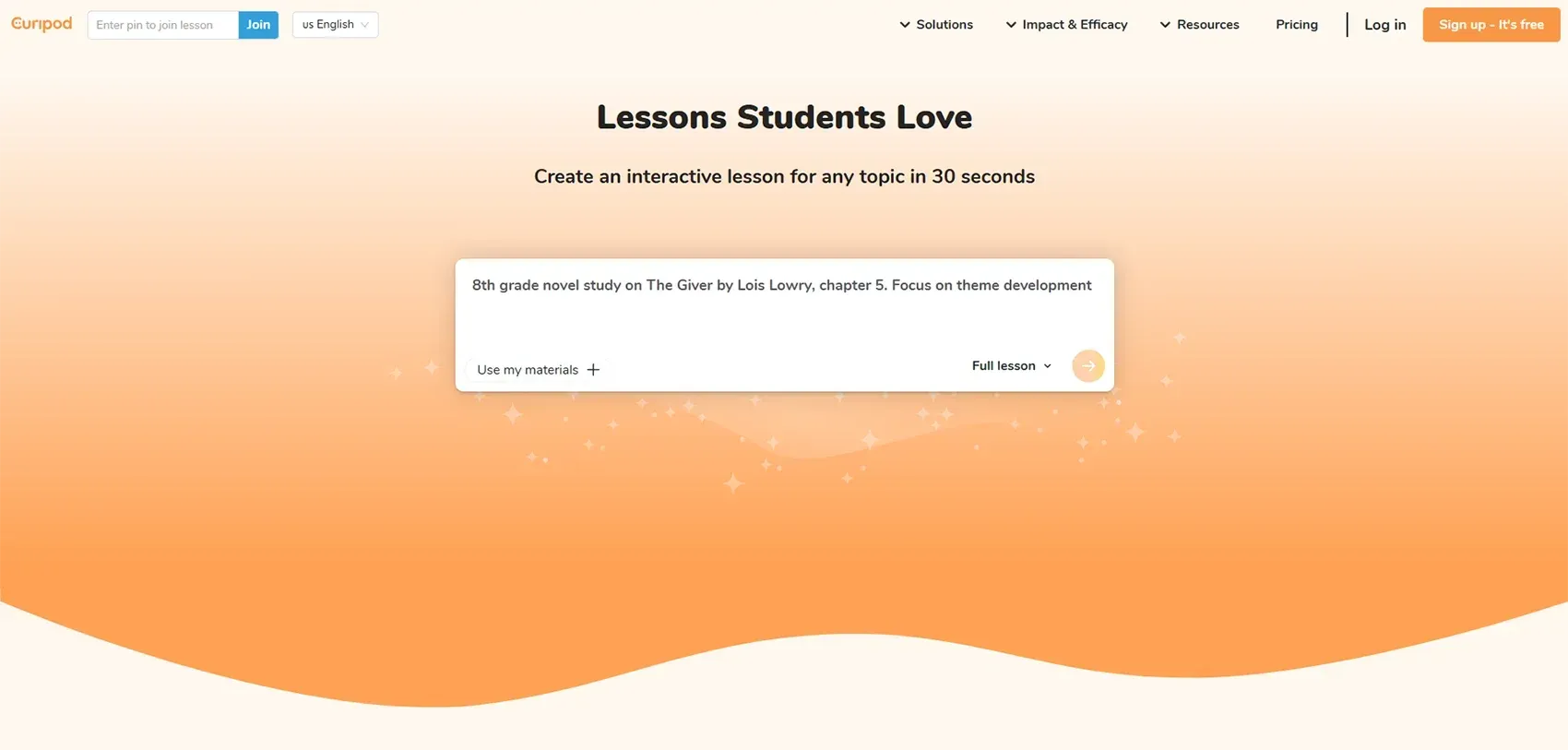 Curipod - Best for Interactive Student Engagement