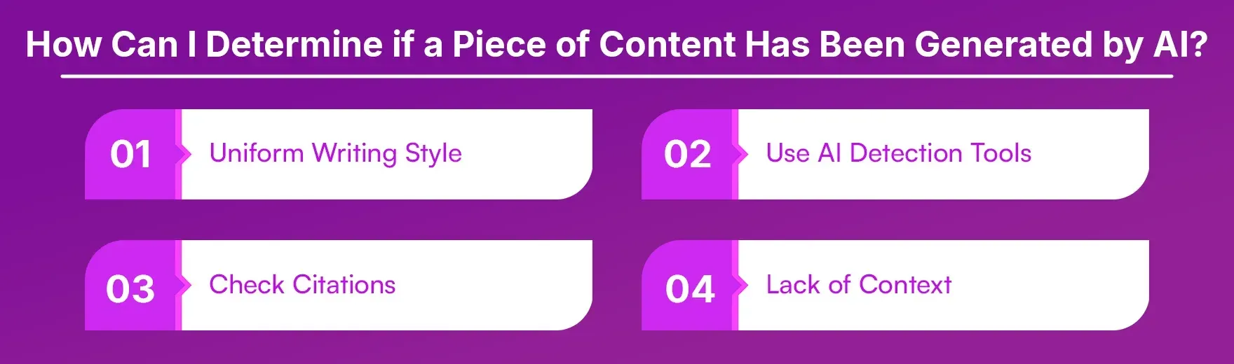 How Can I Determine if a Piece of Content Has Been Generated by AI?