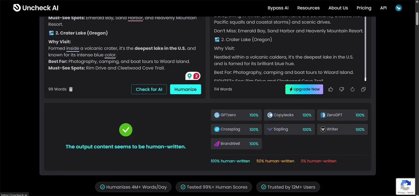 Humanize ChatGPT Content on Uncheck Ai