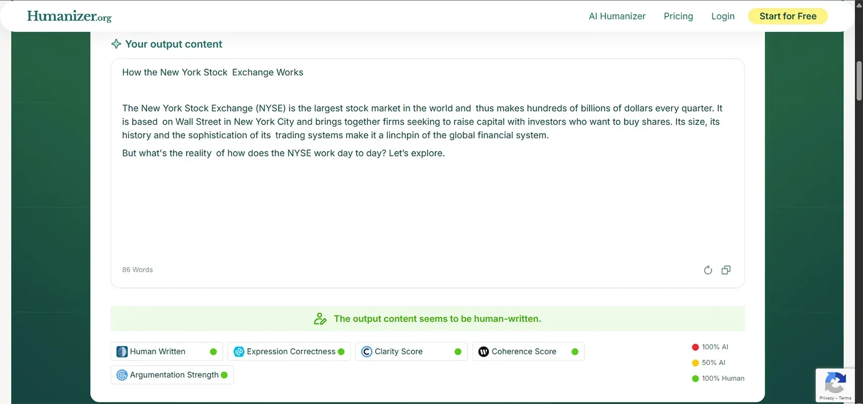 Then Humanize ChatGPT content through