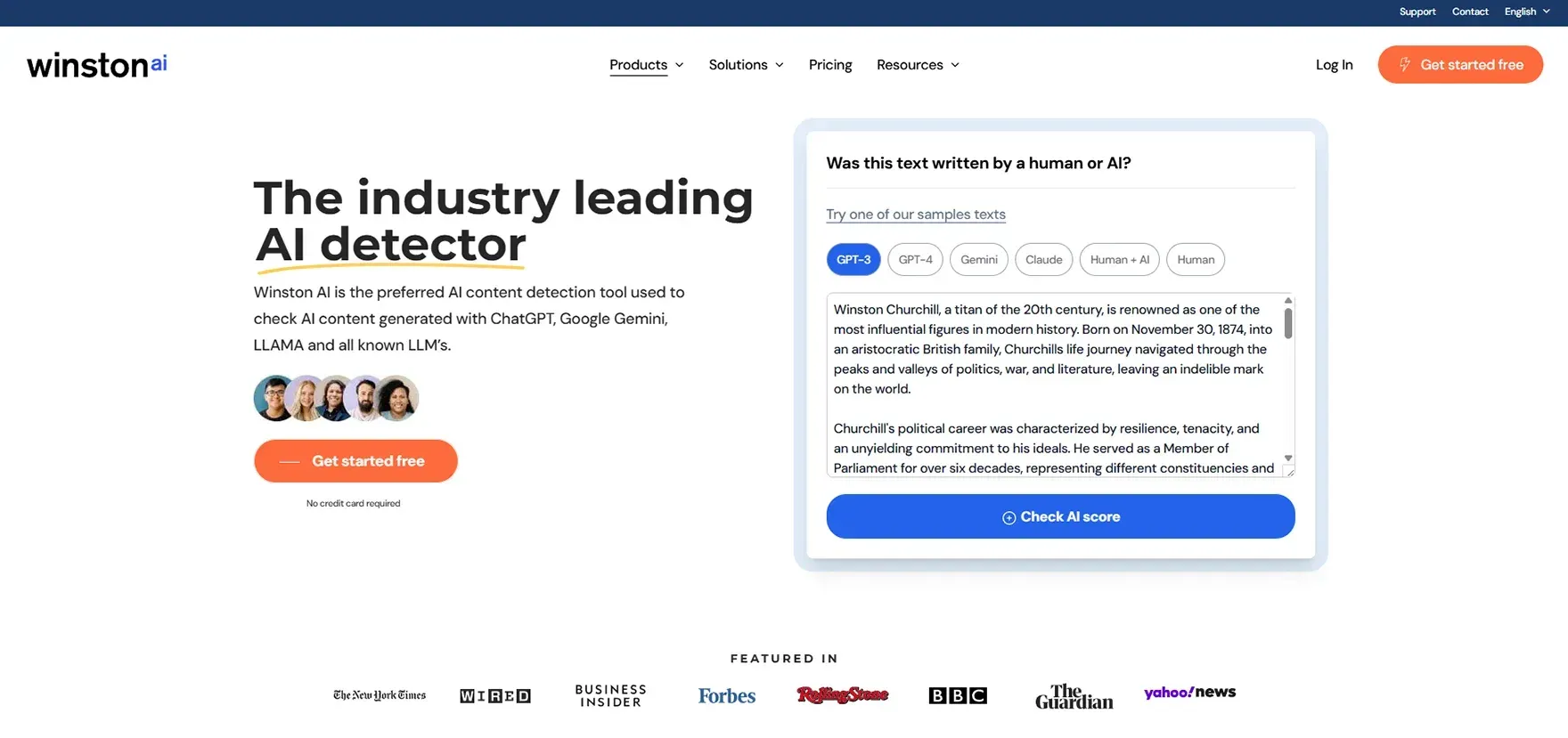 Winston AI Detection Winston AI Detection